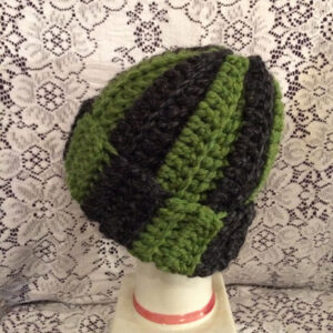Thick Green and Gray Fisherman's Cap