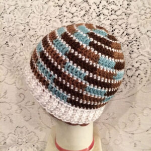Variegated Striped Beanie