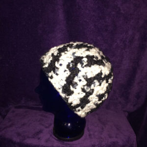 Chunky Black & White Hat