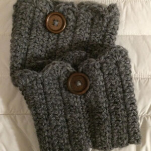Gray Boot Cuffs