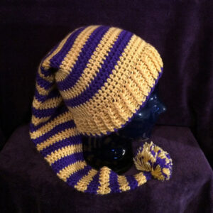Gold & Purple Stocking Cap