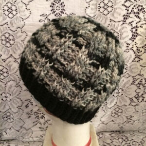 Multicolored Cabled Hat
