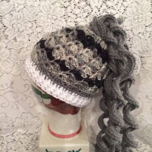 Multicolored Divine Messy Bun Hat