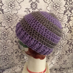 Purple & Gray Beanie