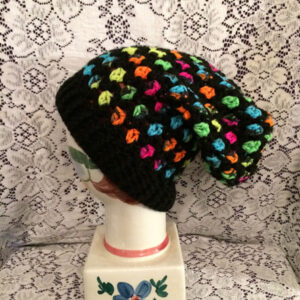 Moroccan Midnight Slouchy Hat
