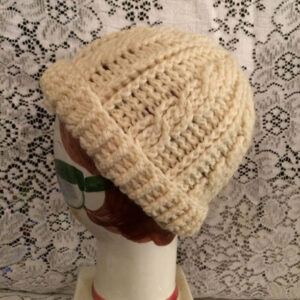 Cream Cabled Hat