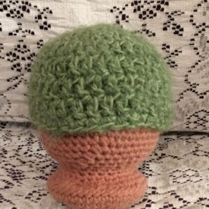 Green Fuzzy Newborn Hat