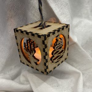 *Custom Christmas Ornaments with Light