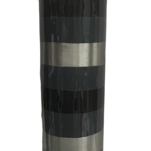 Grey & Silver Stripes 20oz Tumbler