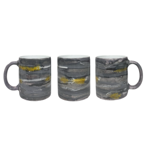 Golden Geode 12oz Ceramic Coffee Mug