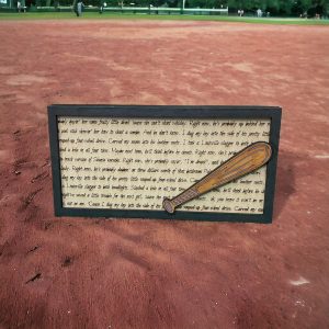 Before He Cheats - Song Lyric Stand & Frame SVG File  - DIGITAL DOWNLOAD