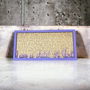 Child of God - Song Lyric Stand & Frame SVG File  - DIGITAL DOWNLOAD