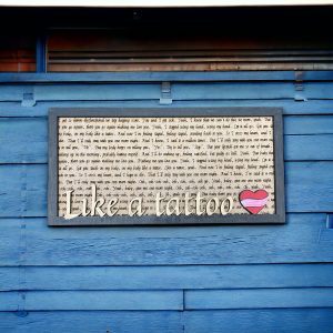 One More Night - Song Lyric Stand & Frame SVG File  - DIGITAL DOWNLOAD