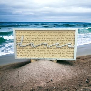 I Hope You Dance - Song Lyric Stand & Frame SVG File  - DIGITAL DOWNLOAD