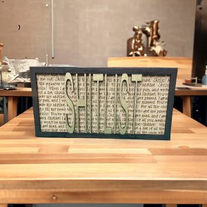 Shitlist - Song Lyric Stand & Frame SVG File  - DIGITAL DOWNLOAD