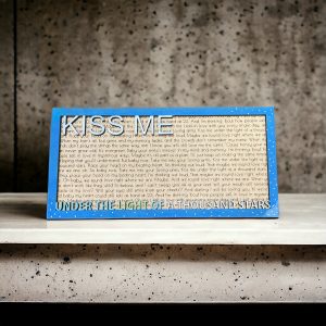 Thinking Out Loud - Song Lyric Stand & Frame SVG File  - DIGITAL DOWNLOAD