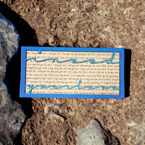 Unchained Melody - Song Lyric Stand & Frame SVG File  - DIGITAL DOWNLOAD