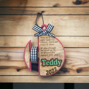 Children's Growth Ornament SVG File  - DIGITAL DOWNLOAD