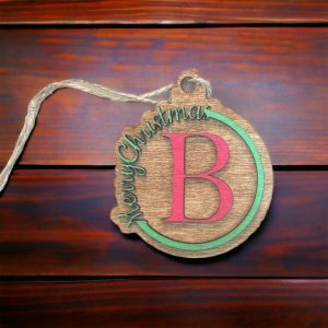 Single Initial Ornament SVG File  - DIGITAL DOWNLOAD