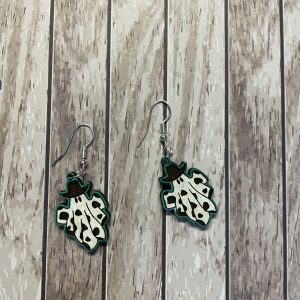 Cowboy Ghost  Earrings