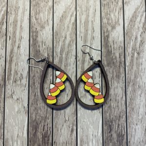 Candy Corn Earrings