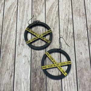 Crime Scene Earrings