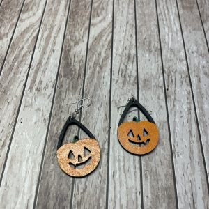 Pumpkin Basket Earrings