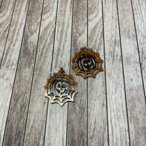 Pumpkin-Web Earrings