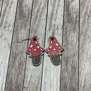 Pointy Mushroom Earrings