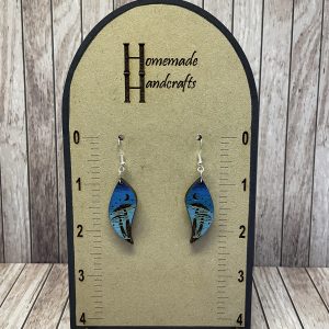 Engraved Mushroom Earrings