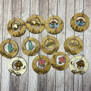 Customizable Dangly Scene Earrings