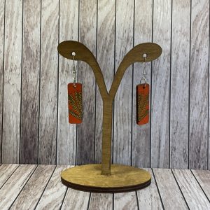 Rectangle Wheat Earrings