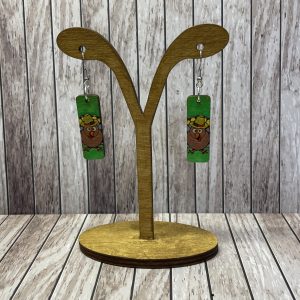 Rectangle Turkey Earrings