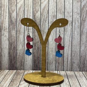 Dangly Heart Earrings