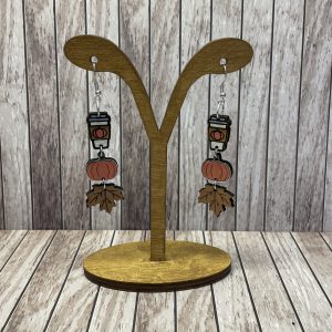 Pumpkin Spice Latte Earrings