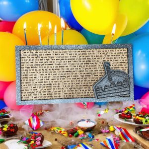 Birthday - Song Lyric Stand & Frame SVG File  - DIGITAL DOWNLOAD