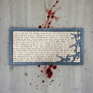 Bodies - Song Lyric Stand & Frame SVG File  - DIGITAL DOWNLOAD