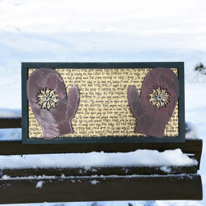 Baby, It's Cold Outside - Song Lyric Stand & Frame SVG File  - DIGITAL DOWNLOAD