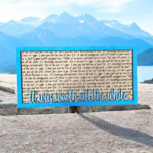 Good Riddance - Song Lyric Stand & Frame SVG File  - DIGITAL DOWNLOAD