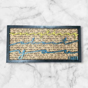 I Hate Everything About You - Song Lyric Stand & Frame SVG File  - DIGITAL DOWNLOAD