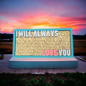 I Will Always Love You - Song Lyric Stand & Frame SVG File  - DIGITAL DOWNLOAD