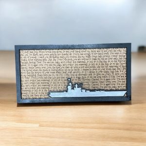 The Bad Touch - Song Lyric Stand & Frame SVG File  - DIGITAL DOWNLOAD