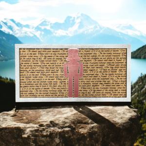 One Tin Soldier - Song Lyric Stand & Frame SVG File  - DIGITAL DOWNLOAD