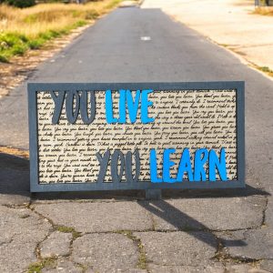 You Live - Song Lyric Stand & Frame SVG File  - DIGITAL DOWNLOAD