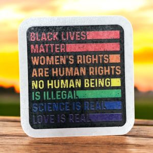 People Who Aren't White, Straight And Cisgendered Matter Too Stickers